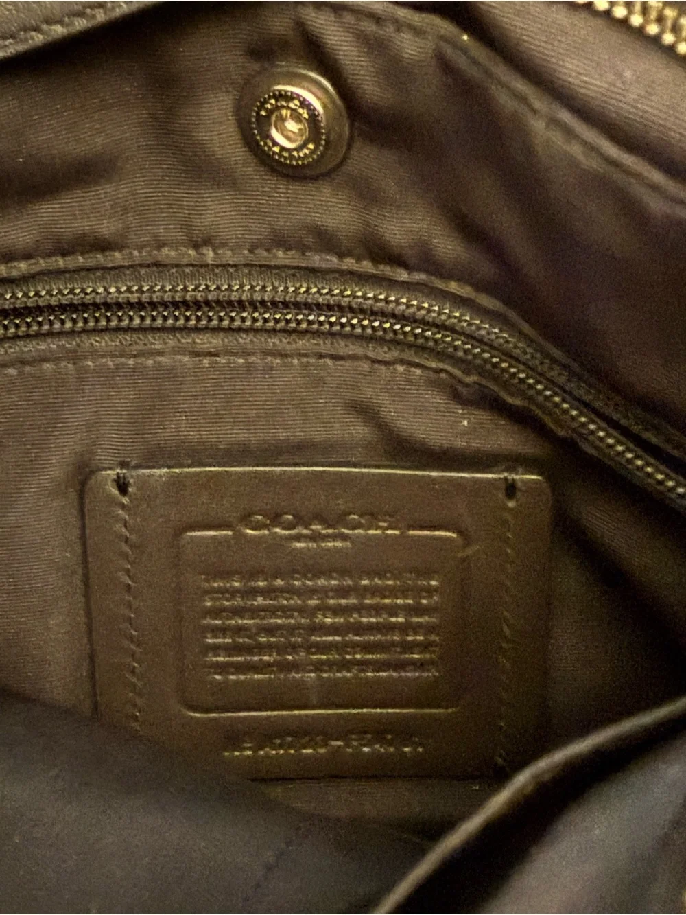 Coach Charles Crossbody Signature Brown Canvas Leather Trim Shoulder Bag Classic